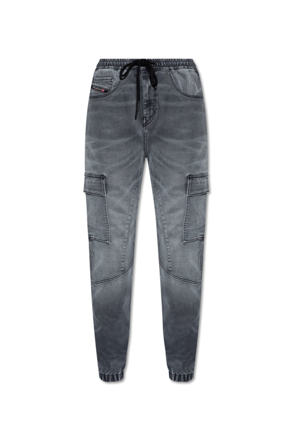 DIESEL ◆デニム｜Slim 2051 D-Ursy Joggjeans 09j75 D-URSY TRACK DENIM Woman: Slim dark blue Jeans | Diesel